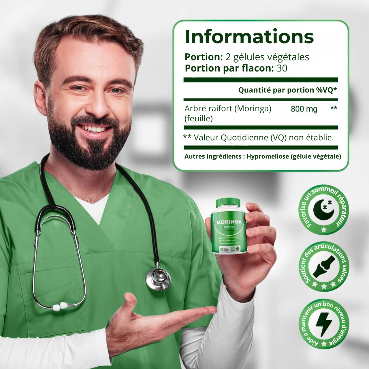 Compléments Alimentaires au MORINGA
